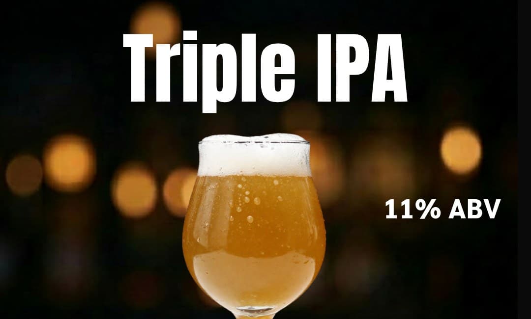 TRIPLE IPA beer glass